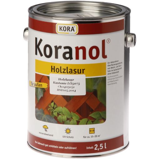 TraumGarten Holzlasur braun 2,5L Holzschutzmittel 2