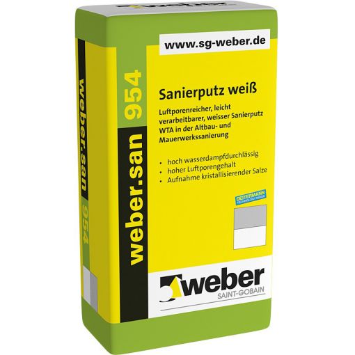 weber Kellerabdichtung weber.san 954 Sanierputz 2