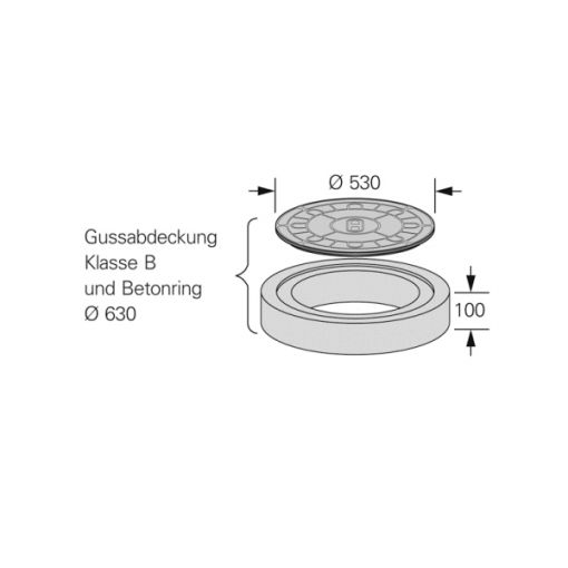 Multi-Control Schachtabdeckung aus Gusseisen 2