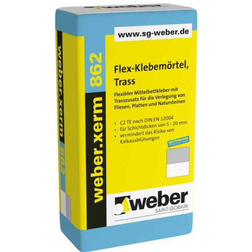 weber Fliesenkleber weber.xerm 862 Flex-Klebemörtel 2