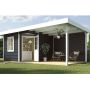 weka Designhaus 213 A/B anthrazit Gartenhaus Poolhaus