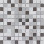 Wellker Keramikmosaik Grau Mix 33x33 cm Mosaikfliesen 4 mm