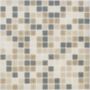 Wellker Glasmosaik Grey Brown Beige 32,6x32,6 cm Mosaikfliesen 4 mm