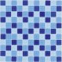 Wellker Glasmosaik Hellblau Mix 30x30 cm Mosaikfliesen 4 mm