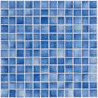 Wellker Keramikmosaik Blau Melage 33x33 cm Mosaikfliesen 4 mm