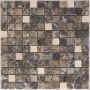 Wellker Natursteinmosaik Paita Kronos Marron Sunny getrommelt 30x30 cm Mosaikfliesen