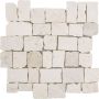 Wellker Natursteinmosaik Multiformat Marmor Ilo Creme 30x30 cm Mosaikfliesen