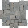 Wellker Natursteinmosaik Multiformat Marmor Ilo Black Chocolatto 30x30 cm Mosaikfliesen