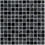 Wellker Glasmosaik Smart Black 30x30 cm Mosaikfliesen 4 mm