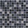 Wellker Kombimosaik Glas Naturstein Caraz Blue 30x30 cm Mosaikfliesen 8 mm