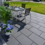 KANN Terrassenplatte Madison midnight black geschliffen & kugelgestrahlt