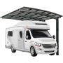 XIMAX Aluminium Carport Portoforte Typ 80 Caravan Schwarz Unterstand 4954x2704 mm